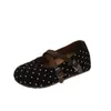 Birkenstock 2026 Estilo Falda Otoño Aumentador Interno de Altura Zapatos Franceses de Frijol Nuevo Mary Jane Zapatos de Una Sola Hebilla Mujer Boca Baja Combinación de Ballet