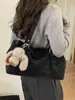 Bolso Tote Coreano de Gran Capacidad Transfronterizo para Mujer 2025 Otoño e Invierno Nuevo Bolso de Moda Versátil Bolso Retro de Hombro o Axila