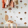 Pegatinas Pequeñas de Hongos Pintados para Bricolaje para Dormitorio, Sala de Estar, Armario, Decoración de Fondo del Hogar Fabricante Mayorista