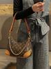Bolso Dumpling Cruzado Bolso de Mujer 2024 Nuevo de Alta Gama Flor Vieja Bolso Baguette Francés Joker Gran Capacidad Hombro Axila
