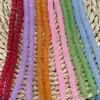6*8 Cuentas de Barril Imitación Jade Cuentas DIY Hecho a Mano Pulsera Semi-Terminada Joyería Colgante para Teléfono Móvil Material Venta al por Mayor