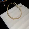 Pulsera Redonda de Malla con Circonita Transfronteriza Europea y Americana, Lujo Ligero, Gama Alta, Pulsera Exquisita, Simple y Versátil, Joyería de Mano Elegante para Mujeres