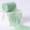 Fita de fio de neve com acabamento em lã rasgada à mão DIY Casamento Porta-flores Presente Convite Tira decorativa Laço Acessórios de cabelo