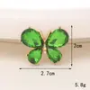 Accesorios Creativos y Exquisitos para Joyería DIY de Mariposas Placa Floral Hebilla Funda para Teléfono Móvil Pegatina de Belleza Material de Diamante Aleación Accesorios para el Cabello de Diamante