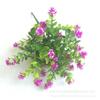 Fábrica venta al por mayor simulación eucalipto rosa pasto de primavera pared de plantas con pasto accesorios de fotografía flor de plástico eucalipto