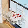 Secador de Sapatos à Prova de Vento para Varanda Doméstica, Secador de Sapatos Multifuncional para Peitoril de Janela Sem Furos, Gadget Espessado para Secar Sapatos
