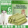 Palo de Hierba Gatuna Transfronterizo Snacks para Mascotas Bola para Eliminar Bolas de Pelo Eliminación Suave de Pelo Bolsa Lista para Comer Gato Empaque Inglés Palo de Hierba Gatuna Extranjero