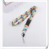 Porta-crachá, cordão para celular, cordão de pescoço cultural, etiqueta tecida bordada de motocicleta, chaveiro de motocicleta, acessório de ombro