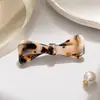 Prensa de Mariposa de Acetato Simple y Elegante con Pinza de Resorte para Mujer, Pinza para Cabello Corto de Garra Semi-Atada, Pasador Versátil de Gama Alta, Nuevo Accesorio para el Cabello