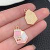 30 acessórios de pingente rosa para o dia dos namorados, varinha mágica, castelo, amor, rosa, faça você mesmo, brincos, pulseira, acessórios