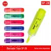 TOYO TOYO Marcador SP28 Caneta-chave de aprendizagem Caneta marcadora de haste transparente para escritório com fragrância