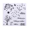 Sello de silicona transparente Jingxiu icono retro sello de diario de oficina material de decoración para álbum de fotos DIY tarjeta cuenta manual