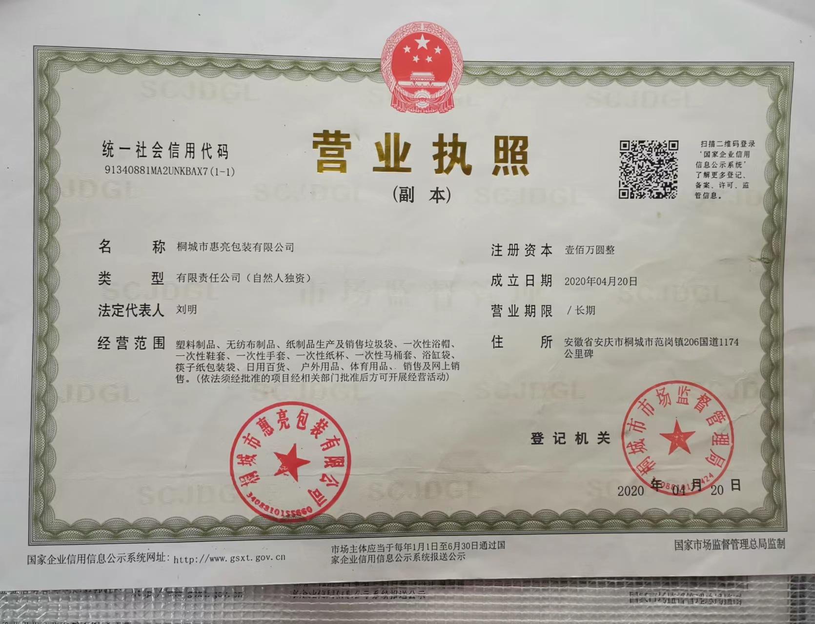 一般纳税人（惠亮）