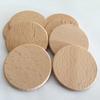 Direto da fábrica 50mm cor de madeira de tora faia dente de madeira wafer Etiqueta de madeira material para acessórios de joias DIY