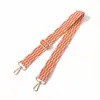 Correa de Hombro Ancha Ajustable Accesorios Correa Tejida Correa Cruzada Bolso con Patrón de Tablero de Ajedrez de Colores Correa de Hombro
