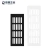 Orificio de Ventilación Disipación de Calor Negro Plateado Gabinete para Zapatos Rectangular Malla Transpirable Gabinete de Ventilación Armario de Vestir Aleación de Aluminio Malla Transpirable