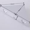 Lámpara de pared triangular LED, luz de pared creativa para interiores, 3 W, 9 W, para pasillo, KTV, bar, fondo, luz decorativa de pared