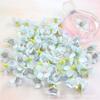 Nueva pequeña margarita de 2,5 cm, decoración de boda, tela de seda, cabeza de flor, material de simulación, corona de flores, flores pequeñas creativas