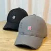 Gorra de béisbol bordada con letras para mujer 2025 primavera y verano nueva sombrero combinable coreano de ala ancha gorra pequeña