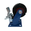 Em estoque atacado de fábrica roda de borracha de alta resistência roda universal roda industrial resistente ao desgaste com freio roda para carrinho