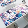 Mouse Pad Grande de Anime Aparência Sofisticada para Escritório Estudante E-Sports Mesa de Computador Base de Borracha Natural Borda Travada de Precisão