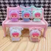 Pingente de Boneca Urso de Pelúcia Desenho Animado Fofo Tendência Caixa Surpresa Decoração de Mesa Pequeno Ornamento Chaveiro Decoração Suspensa