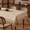 Mantel Estilo Vintage, Impermeable y a Prueba de Aceite, Mantel que No Requiere Lavado, Cubierta de Mesa de Café para el Hogar de Lujo Ligero