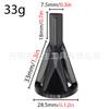 Rebarbador Chanfrador Externo Novo Tipo Esmerilhadeira Angular Acabamento Acabamento Cabo Triangular Cabo Hexagonal Raspador Acessórios para Furadeira Elétrica Chanfro