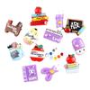 Libro de Paleta de Pigmentos Lápiz diy Pegamento Cremoso Casero Funda de Teléfono Accesorios de Resina Zapatos con Agujeros Decoración Material diy
