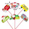 Decorações de natal desenho animado papel mão sinal shopping loja atividade layout alce velho mesa flutuante enfeites de mesa