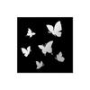 Pintura de Espejo de Mariposa Retro Francés Pintura Decorativa para Sala de Estar Entrada Restaurante Pintura Colgante Arte de Nicho Espejo de Escritorio Pintura de Péndulo