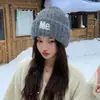 Nuevo Sombrero Lavable con Agua a Alta Temperatura para Hombres y Mujeres, Sombrero de Punto Cálido y Agradable para la Piel, Hace que la Cara Parezca Más Pequeña, Sombrero de Lana, Temporada de Otoño e Invierno, Protección para las Orejas de Mujer, Moderno