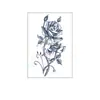 Tatuagens Adesivas de Suco Transfronteiriças, Semi-Permanentes, À Prova d'Água, Resistentes ao Suor, Não Refletivas, Flor Pequena Herbal para Braço, Personalizadas, Modernas e de Alta Qualidade