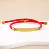 Pulseira Tecida Curva Presente de Feriado Anúncio Impressão Colorida Transfronteiriça Impressão de Letras Materiais de Impressão Pequeno Presente Pulseira de Aço Inoxidável