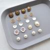 Acessórios de Cabelo Feitos à Mão Acessórios para Headwear DIY Decoração de Laço Conjunto Combinado de Pérola e Strass Acessórios