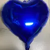 Balão de alumínio de amor de 18 polegadas decoração de casamento Dia dos Namorados Dia de Ano Novo balão layout de quarto de casamento balão de folha de alumínio em forma de coração
