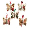 Nuevo producto transfronterizo: Adorno de Regalo en Efectivo Mariposa, un clip para dinero con forma de mariposa 3D para Navidad