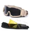 Gafas Tácticas Alpha Sports para Exteriores de Montura Completa Protectoras Versión de Entrenamiento Cs a Prueba de Viento y Arena Gafas a Prueba de Balas