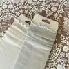 Calcetines Apilados de Seda de Morera Blancos de Una Pieza con Borde Fruncido para Mujer, Calcetines de Media Pantorrilla, Seda de Morera Ligera y Transpirable