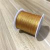 Hilo de seda ultrafino de 3 hebras dorado y plateado hilo dorado para devanar escobas cuerda roja collar de mano de cuerda trenzada hilo de bordado hecho a mano diy