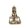 Colgante Estatua de Buda Bodhisattva Manjushri Llavero de Latón Accesorio Adorno Mini de Guanyin Utensilios de Cobre Antiguo Colgante de Regalo