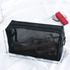 Bolsa de Armazenamento de Malha Transparente, Necessaire Portátil de Viagem, Bolsa Organizadora Diversa de Malha de Nylon, Entrega Direta do Fabricante