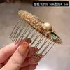 Novo Pente de Cabelo de Pérola com Diamante Triturado de Alta Qualidade, Pente Versátil de Inserção Lateral de Luxo Leve para Mulheres, uma Ferramenta de Penteado de Alta Qualidade