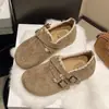 Zapatos Nuevos Estilo Otoño 2025 que Aumentan la Altura para Personas Bajitas, Zapatos Slip-On Modernos y Versátiles, Zapatos Birkenstock Retro de Suela Gruesa