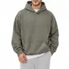 Sudadera con capucha de forro polar lavada de invierno Amazon 450g para hombre y mujer, Sudadera con capucha de forro polar de peso pesado estilo americano al por mayor