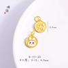 Fuerte retención de color Oro de Vietnam zodiaco accesorios diy colgante collar dibujos animados año de nacimiento tigre zodiaco Tigre hembra