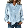 Transfronterizo Europeo y Americano Otoño/Invierno 2026 Nuevo Amazon Terciopelo Diseño de Moda Sentido Cinta Ropa de Mujer Sudadera Camiseta de Color Sólido