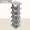 Prateleira de Sapatos Simples Multifuncional para Porta Economizadora de Espaço para Dormitório Costura em Camadas Prateleira de Armazenamento Personalizada Prateleira de Armazenamento de Plástico