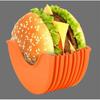 Clip de hamburguesa de silicona retráctil de plástico de fábrica, clip de contacto sin contacto anti-caída, Burger Bud sólido