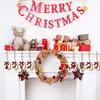 Productos de Madera Navideños Campanas Navideñas Calcetines Navideños Ciervos Amor y Copo de Nieve Adornos Colgantes Adornos Redondos de Virutas de Madera